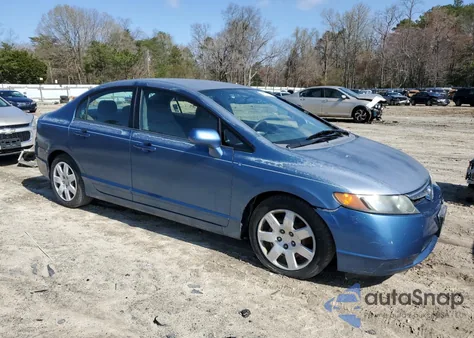 2008 Honda Civic Lx из США, поврежденный, VIN 2HGFA16578H519345